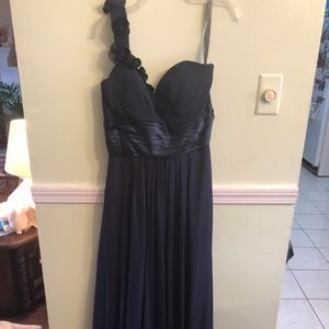 Navy blue, Bill Levkof bridesmaids dress